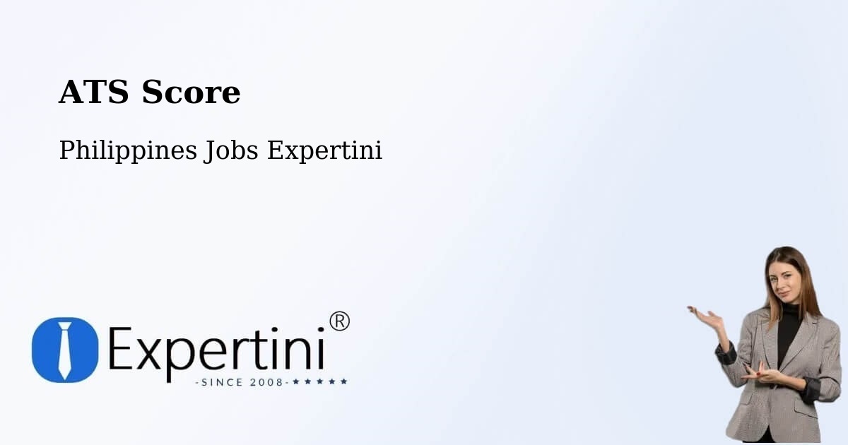 ATS Score - Philippines Jobs Expertini